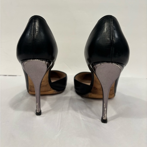 Jimmy Choo Willie D’Orsay Pumps Black Leather Made in Italy - Picture 3 of 9